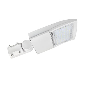 150W White LED Parking Lot Lights, LED Shoebox Pole Light, 21000Lm, 100-277Volt - LEDLIGHTING WHOLESALE